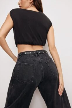 GOOD AMERICAN GOOD EXTREME BARREL JEANS | BLACK373 10 GOOD AMERICAN GOOD EXTREME BARREL JEANS | BLACK373 -GOOD AMERICAN STORE 250204 26 GSBAG156BBS K373 A 3632