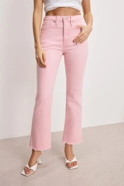 GOOD KICK FLARE JEANS | FLAMINGO003 -GOOD AMERICAN STORE 250204 32 GHRKFLRH144PS FL03 A 0312