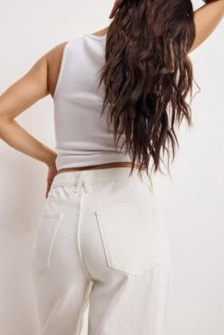 GOOD LOW RISE BAGGY JEANS | CLOUD WHITE 10 GOOD LOW RISE BAGGY JEANS | CLOUD WHITE -GOOD AMERICAN STORE 250204 36 GSTBAG156PS CLW1 A 5116