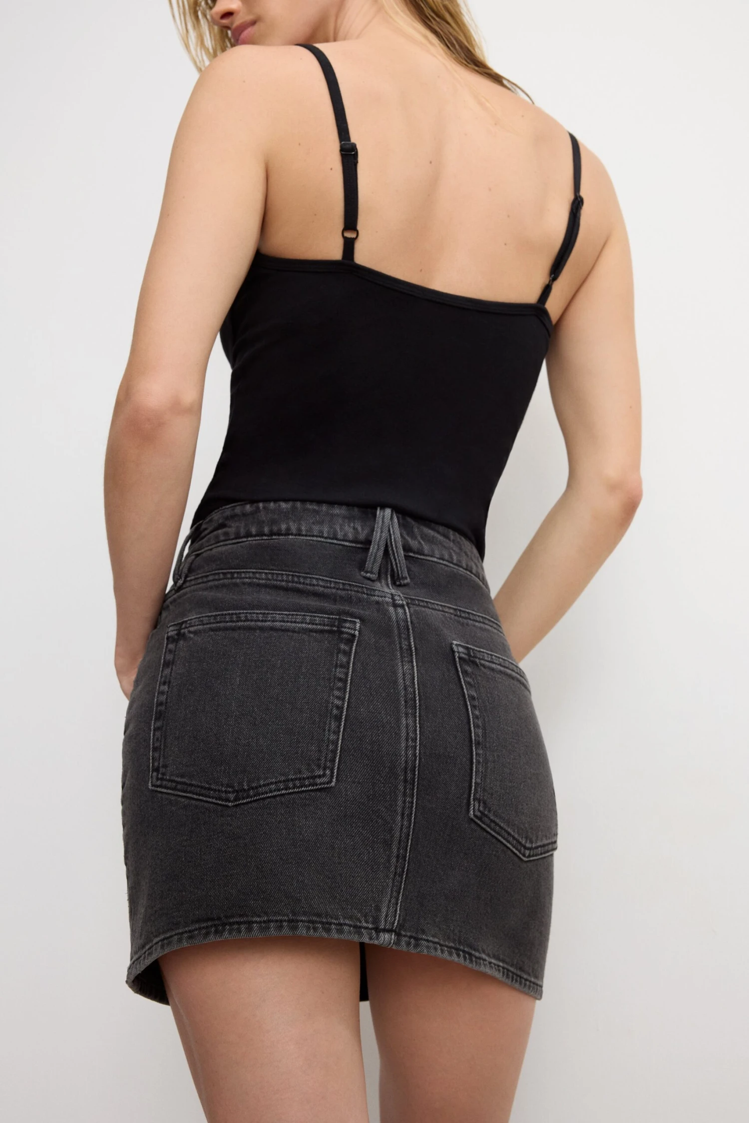 GOOD AMERICAN GOOD 90S MINI SKIRT | BLACK371 6 GOOD AMERICAN GOOD 90S MINI SKIRT | BLACK371 - Image 4