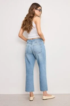 GOOD AMERICAN GOOD 90S CROPPED RELAXED JEANS | INDIGO964 -GOOD AMERICAN STORE 250219 05 GNIC024T I964 A 1030