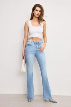 GOOD AMERICAN ALWAYS FITS GOOD CLASSIC BOOTCUT JEANS | INDIGO448 17 GOOD AMERICAN ALWAYS FITS GOOD CLASSIC BOOTCUT JEANS | INDIGO448 -GOOD AMERICAN STORE 250219 08 GCLBAF478T I448 A 0974