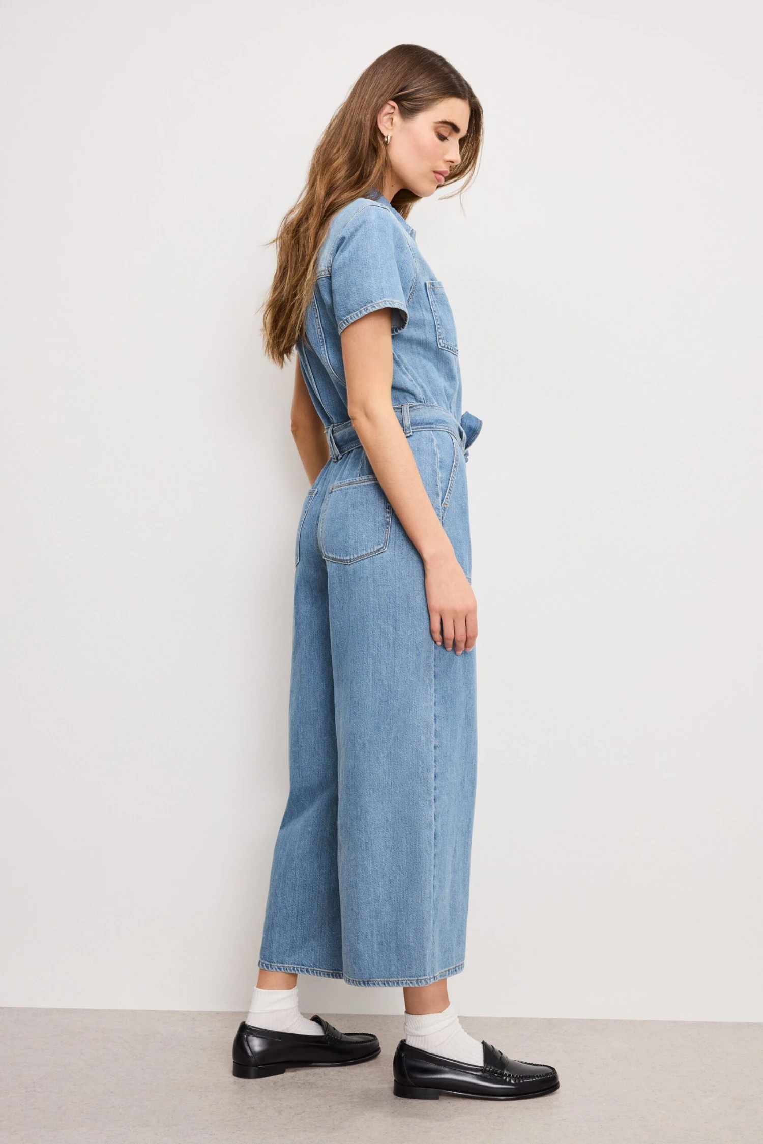 FIT FOR SUCCESS LITE LINEN DENIM CROPPED JUMPSUIT | INDIGO786 6 FIT FOR SUCCESS LITE LINEN DENIM CROPPED JUMPSUIT | INDIGO786 - Image 4