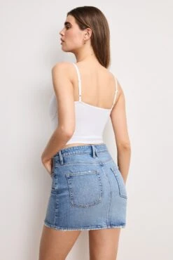 SUPER STRETCH JERSEY BUSTIER | WHITE001 -GOOD AMERICAN STORE 250219 35 GT0655 W001 A 4354