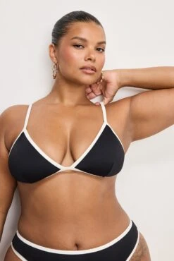COMPRESSION PERFECT FIT BIKINI TOP | BLACK001 -GOOD AMERICAN STORE 250225 03 GSW1284 K001 C 0383