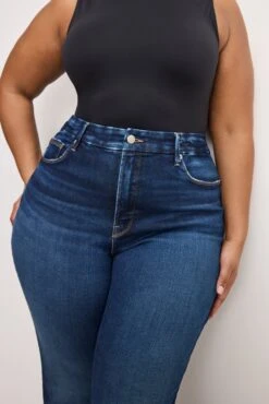 GOOD AMERICAN SOFT TECH GOOD CLASSIC SLIM BOOTCUT JEANS | INDIGO511 -GOOD AMERICAN STORE 250225 05 GCLBCH960T I511 C 0617