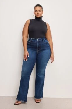 GOOD AMERICAN WEIGHTLESS SCUBA MOCK NECK BODYSUIT | BLACK001 -GOOD AMERICAN STORE 250225 06 GB0652 K001 C 0732