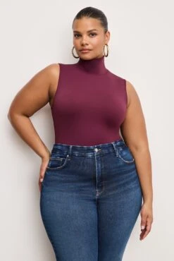 GOOD AMERICAN WEIGHTLESS SCUBA MOCK NECK BODYSUIT | FIG007 -GOOD AMERICAN STORE 250225 07 GB0652 FG07 C 0853