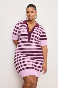 GOOD AMERICAN CABLE KNIT MINI DRESS | COLLEGIATE STRIPE001 20 GOOD AMERICAN CABLE KNIT MINI DRESS | COLLEGIATE STRIPE001 -GOOD AMERICAN STORE 250225 14 GSK0328 CLS1 C 1676