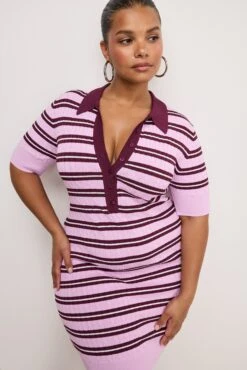 GOOD AMERICAN CABLE KNIT MINI DRESS | COLLEGIATE STRIPE001 23 GOOD AMERICAN CABLE KNIT MINI DRESS | COLLEGIATE STRIPE001 -GOOD AMERICAN STORE 250225 14 GSK0328 CLS1 C 1746