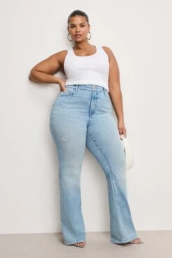 GOOD CLASSIC BOOTCUT JEANS | INDIGO960 -GOOD AMERICAN STORE 250225 34 GCLB395T I960 C 4691