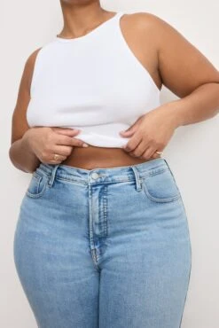 GOOD AMERICAN GOOD KICK FLARE JEANS | INDIGO954 -GOOD AMERICAN STORE 250225 36 GHRKF802S I954 C 5058