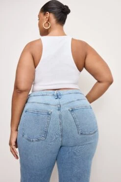 GOOD AMERICAN GOOD KICK FLARE JEANS | INDIGO954 -GOOD AMERICAN STORE 250225 36 GHRKF802S I954 C 5107