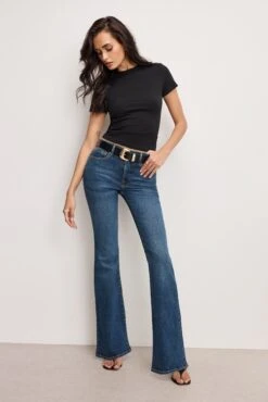 GOOD AMERICAN CLASSIC BOLD BUCKLE BELT | BLACK001 -GOOD AMERICAN STORE 250226 20 GAB041 K001 A 2710