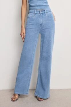 JEANIUS GOOD EASE SWEATPANTS | INDIGO586 -GOOD AMERICAN STORE 250226 30 GS0541 I586 A 4052