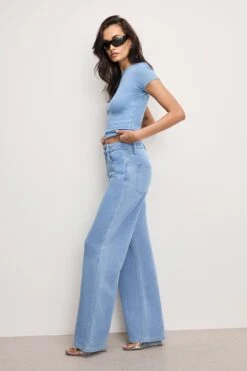 JEANIUS GOOD EASE SWEATPANTS | INDIGO586 -GOOD AMERICAN STORE 250226 30 GS0541 I586 A 4093