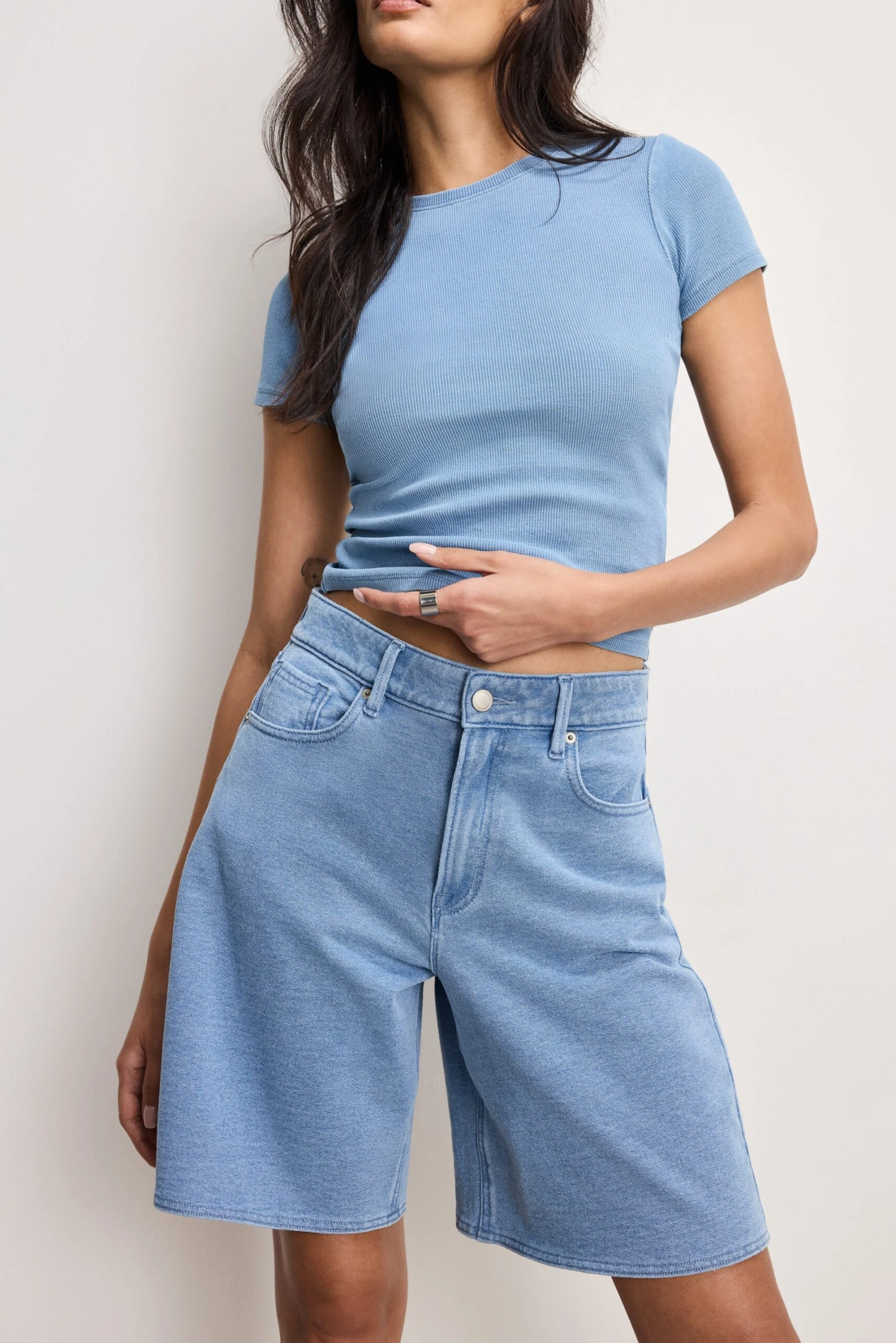 JEANIUS GOOD EASE BERMUDA SHORTS | INDIGO586 8 JEANIUS GOOD EASE BERMUDA SHORTS | INDIGO586 - Image 6