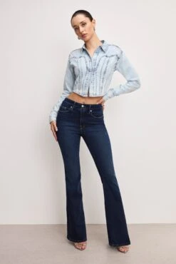 GOOD AMERICAN DOLLY DENIM CORSET SHIRT | INDIGO1021 16 GOOD AMERICAN DOLLY DENIM CORSET SHIRT | INDIGO1021 -GOOD AMERICAN STORE 250307 04 GFD467DP I1021 A 0012