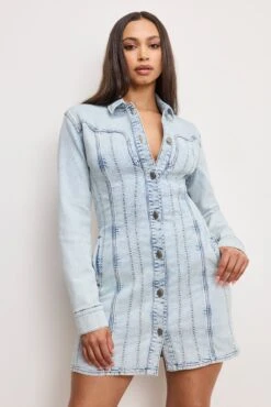 GOOD AMERICAN DOLLY DENIM CORSET DRESS | INDIGO1022 23 GOOD AMERICAN DOLLY DENIM CORSET DRESS | INDIGO1022 -GOOD AMERICAN STORE 250307 17 GFD468DP I1022 4 0113