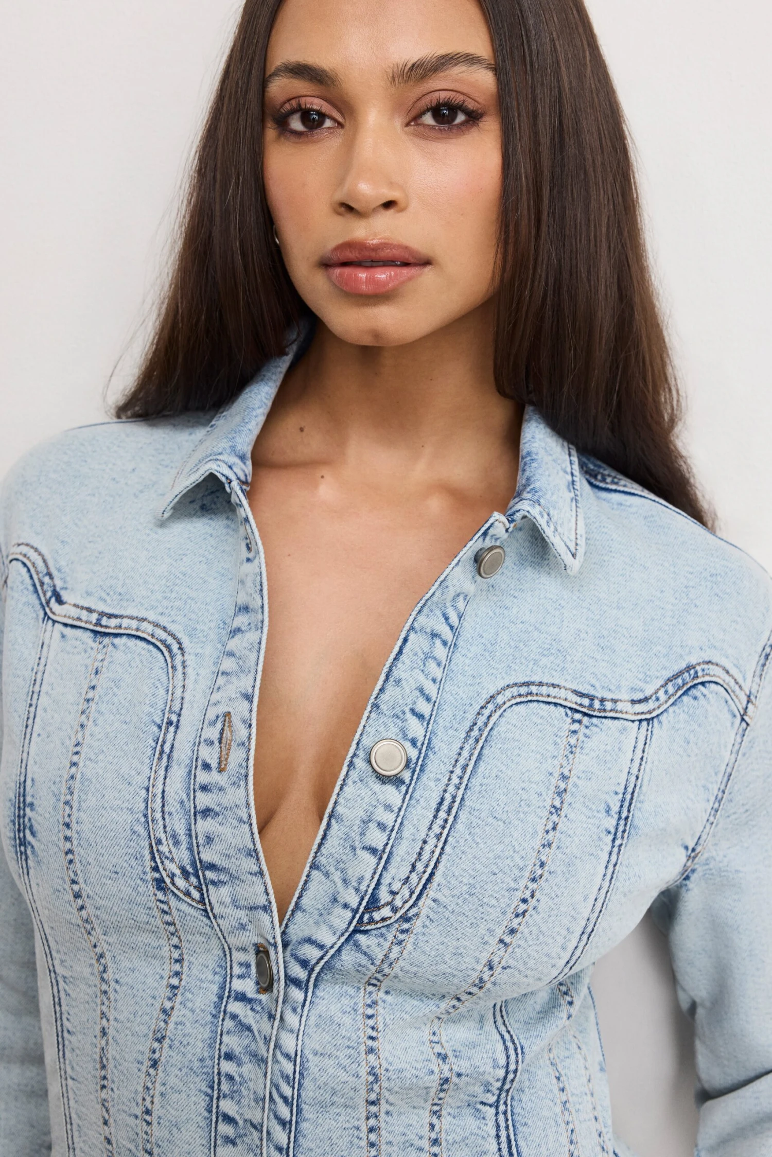 GOOD AMERICAN DOLLY DENIM CORSET DRESS | INDIGO1022 9 GOOD AMERICAN DOLLY DENIM CORSET DRESS | INDIGO1022 - Image 7