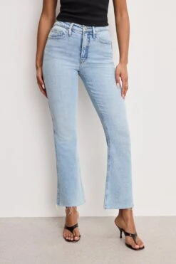 GOOD AMERICAN GOOD KICK FLARE JEANS | INDIGO954 -GOOD AMERICAN STORE 250320 03 GHRKF802S I954 A 0064