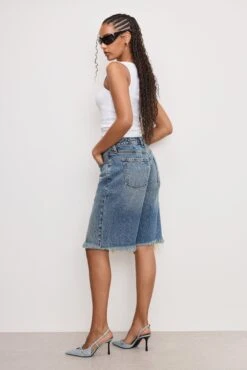 GOOD EASE BERMUDA SHORTS | INDIGO808 -GOOD AMERICAN STORE 250320 25 GFD409 I808 A 0086