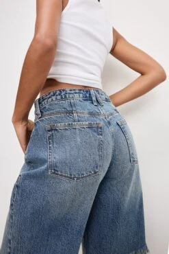 GOOD EASE BERMUDA SHORTS | INDIGO808 -GOOD AMERICAN STORE 250320 25 GFD409 I808 A 0120