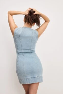 POWER STRETCH MINI DRESS | INDIGO910 11 POWER STRETCH MINI DRESS | INDIGO910 -GOOD AMERICAN STORE 250328 01 GFD388 I910 A KEY 0322