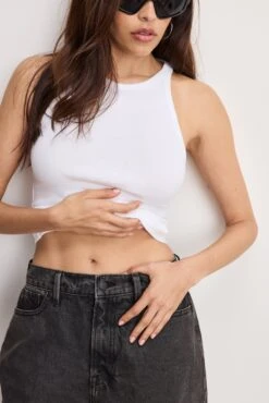 GOOD EXTREME BARREL SHORTS | BLACK398 -GOOD AMERICAN STORE 250328 16 GFD410 K398 0078