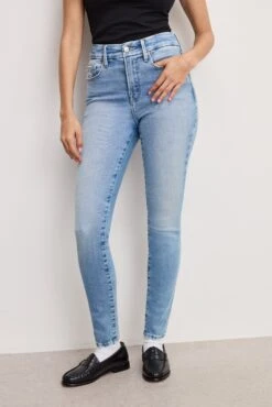 SOFT TECH GOOD LEGS SKINNY JEANS | INDIGO799 -GOOD AMERICAN STORE 250328 18 GLDV960T I799 A KEY 0075