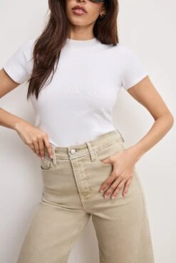 GOOD SKATE WIDE CROPPED JEANS | DUNE001 -GOOD AMERICAN STORE 250328 19 GSKC144PT DNE1 A 0075