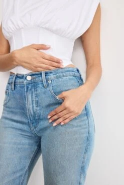 GOOD AMERICAN GOOD COWBOY BOOTCUT JEANS | INDIGO998 -GOOD AMERICAN STORE 250501 06 KEY GSTBO828S I998 A 0948