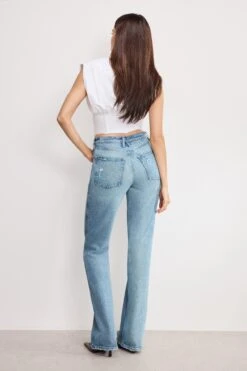 GOOD AMERICAN GOOD COWBOY BOOTCUT JEANS | INDIGO998 -GOOD AMERICAN STORE 250501 06 KEY GSTBO828S I998 A 1036