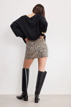 GOOD AMERICAN LEOPARD GOOD 90S MINI SKIRT | LUCKY LEOPARD001 14 GOOD AMERICAN LEOPARD GOOD 90S MINI SKIRT | LUCKY LEOPARD001 -GOOD AMERICAN STORE 250501 19 GFD434PR LKL1 A 2645