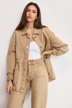 GOOD AMERICAN CANVAS JACKET | GOOD KHAKI001 -GOOD AMERICAN STORE 250501 24 KEY GFD340 GK01 A 3931