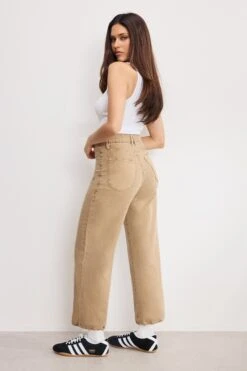 GOOD AMERICAN PALAZZO CROPPED PANTS | GOOD KHAKI001 15 GOOD AMERICAN PALAZZO CROPPED PANTS | GOOD KHAKI001 -GOOD AMERICAN STORE 250501 25 GFD430 GK01 A 4073