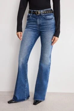 GOOD AMERICAN ALWAYS FITS GOOD LEGS FLARE JEANS | INDIGO1071 15 GOOD AMERICAN ALWAYS FITS GOOD LEGS FLARE JEANS | INDIGO1071 -GOOD AMERICAN STORE 250501 30 KEY GLFAF478001 I1071 A 3743