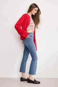 GOOD AMERICAN GOOD LEGS CROPPED MINI BOOT JEANS | INDIGO917 11 GOOD AMERICAN GOOD LEGS CROPPED MINI BOOT JEANS | INDIGO917 -GOOD AMERICAN STORE 250513 11 GLCMBIOSG900T I917 A 1335