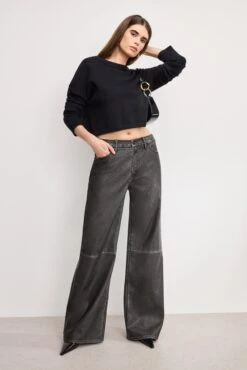 GOOD AMERICAN COZY KNIT CREW NECK | BLACK001 11 GOOD AMERICAN COZY KNIT CREW NECK | BLACK001 -GOOD AMERICAN STORE 250513 19 GSK0357 K001 A 2260