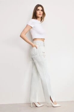 GOOD AMERICAN THE KHLOÉ JEAN LONG | INDIGO1016 -GOOD AMERICAN STORE 250513 24 GKHLOPAR156S I1016 A 2991