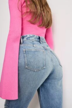 GOOD AMERICAN THE KHLOÉ JEAN LONG | INDIGO1017 -GOOD AMERICAN STORE 250513 27 GKHLODKH156S I1017 A 3489