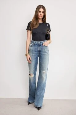 GOOD AMERICAN WEIGHTLESS SCUBA CORSET BODYSUIT | BLACK001 -GOOD AMERICAN STORE 250513 29 KEY GB0665 K001 A 3672