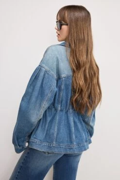 GOOD AMERICAN BARREL SLEEVE DENIM JACKET | INDIGO912 13 GOOD AMERICAN BARREL SLEEVE DENIM JACKET | INDIGO912 -GOOD AMERICAN STORE 250604 04 KEY GFD336 I912 A 0469