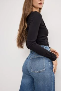 GOOD AMERICAN GOOD SKATE CROPPED WIDE JEANS | INDIGO1005 -GOOD AMERICAN STORE 250604 11 GSKACSE395T I1005 A 1255 6464212d 4471 41f4 827b 94a6bea56c8b