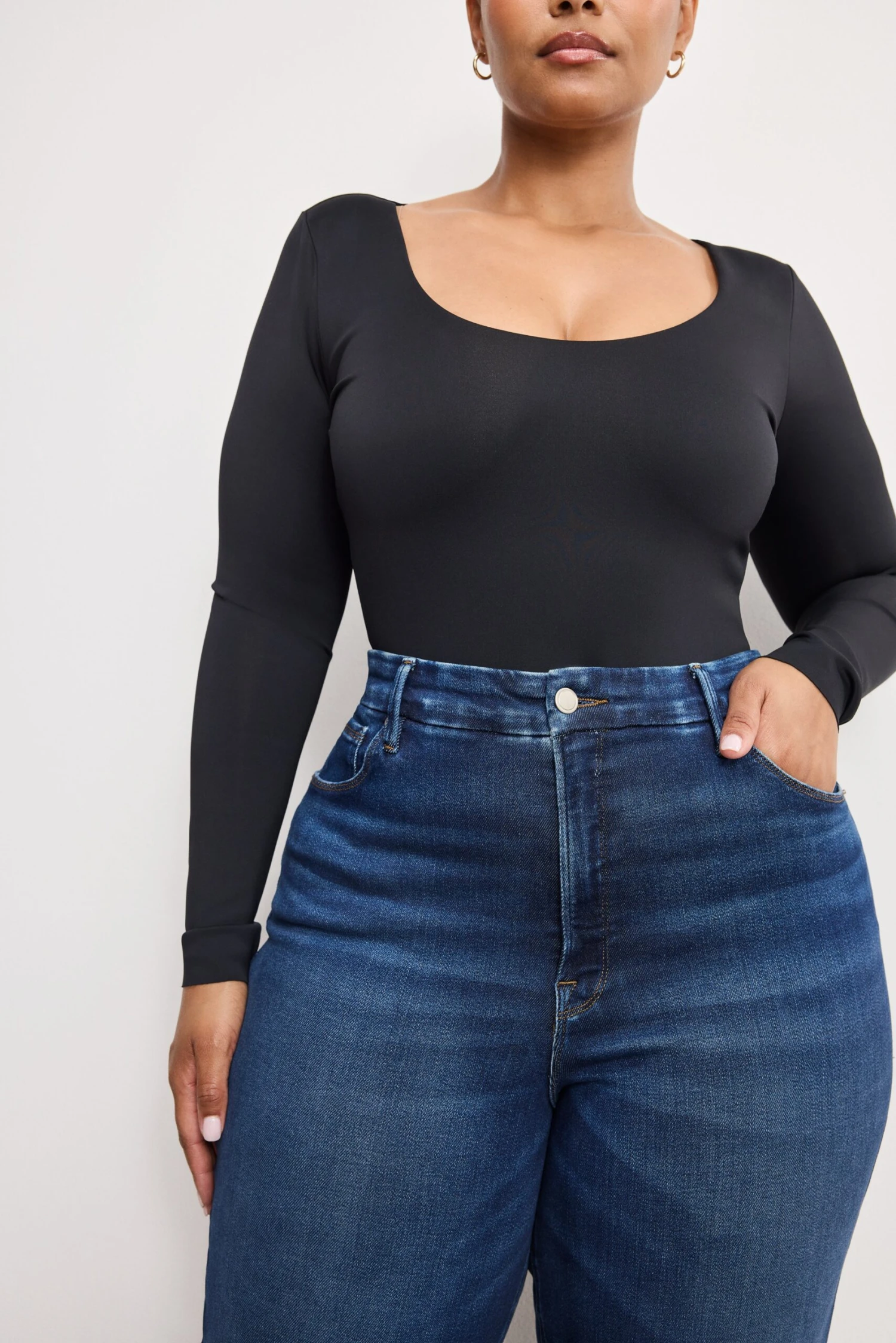 GOOD AMERICAN SOFT TECH GOOD TRUE STRAIGHT JEANS | INDIGO572 12 GOOD AMERICAN SOFT TECH GOOD TRUE STRAIGHT JEANS | INDIGO572 - Image 10