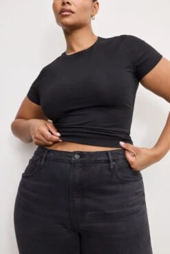 GOOD AMERICAN SOFT TECH GOOD KICK FLARE JEANS | BLACK390 -GOOD AMERICAN STORE 250710 24 KEY GHRKF220BS K390 C 3026 788691df 430d 4431 917d f50c62e2f65a