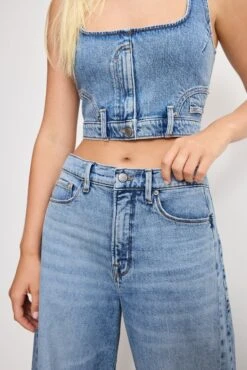 GOOD AMERICAN REWORKED WIDE LEG JEANS | INDIGO1083 -GOOD AMERICAN STORE 250711 06 GFD338 I1083 0764