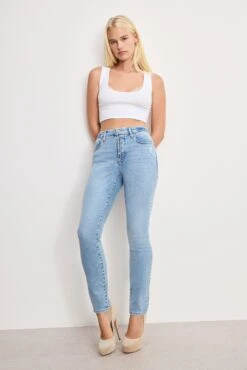 GOOD AMERICAN GOOD LEGS SKINNY COMPRESSION JEANS | INDIGO380 -GOOD AMERICAN STORE 250711 13 GLSK014002 I380 1669