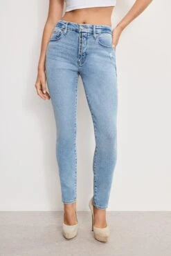 GOOD AMERICAN GOOD LEGS SKINNY COMPRESSION JEANS | INDIGO380 -GOOD AMERICAN STORE 250711 13 GLSK014002 I380 1714