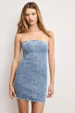GOOD AMERICAN CRYSTAL STRAPLESS MINI DRESS | INDIGO1097 -GOOD AMERICAN STORE 250714 30 GFD447 I1097 A 4052